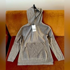 ZARA Boys Cotton Blend Sweater w/ hood